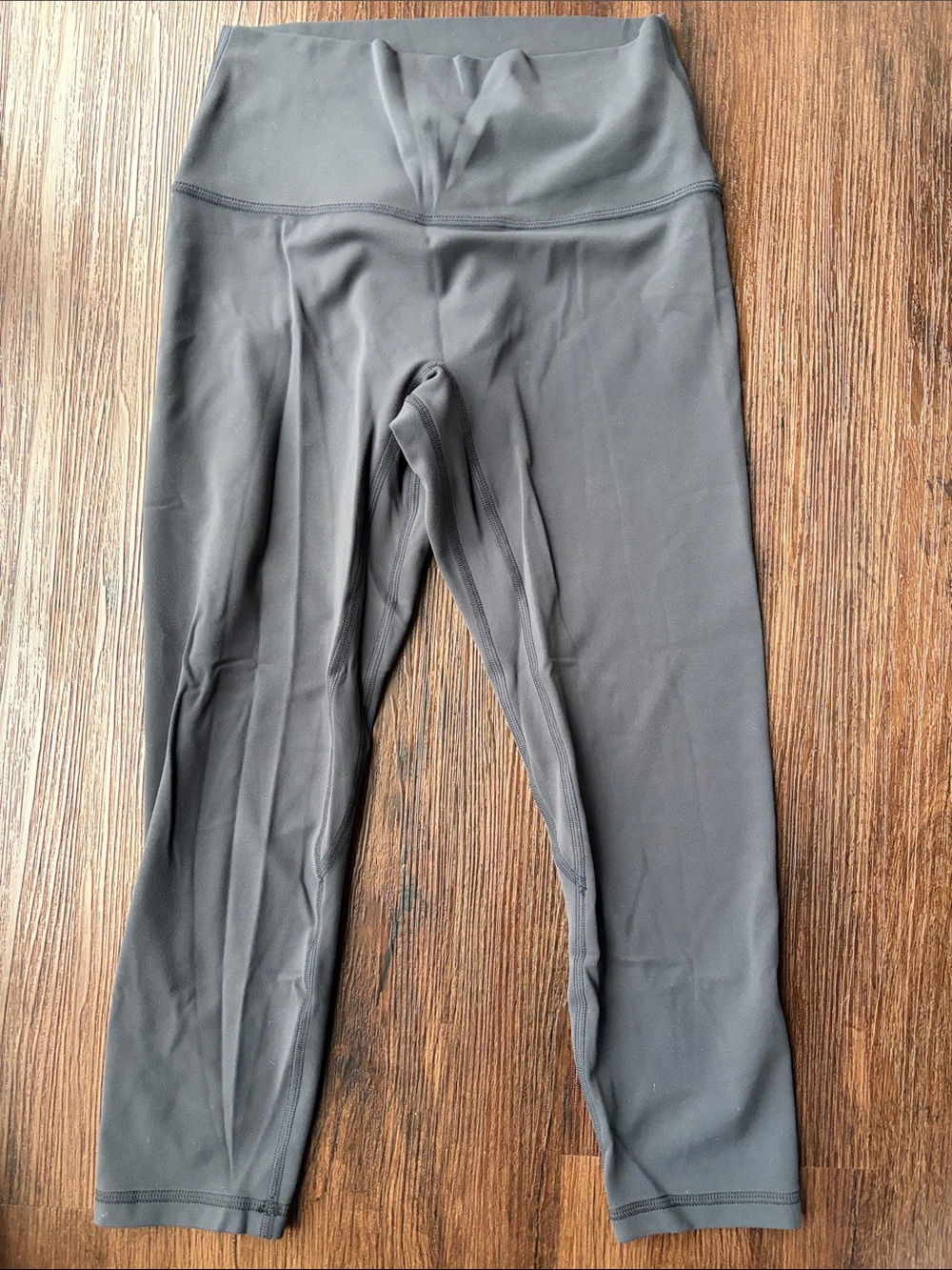 Colorful koala High Waisted Capri 21” Workout Leggings POCKET Womens sz S  blue